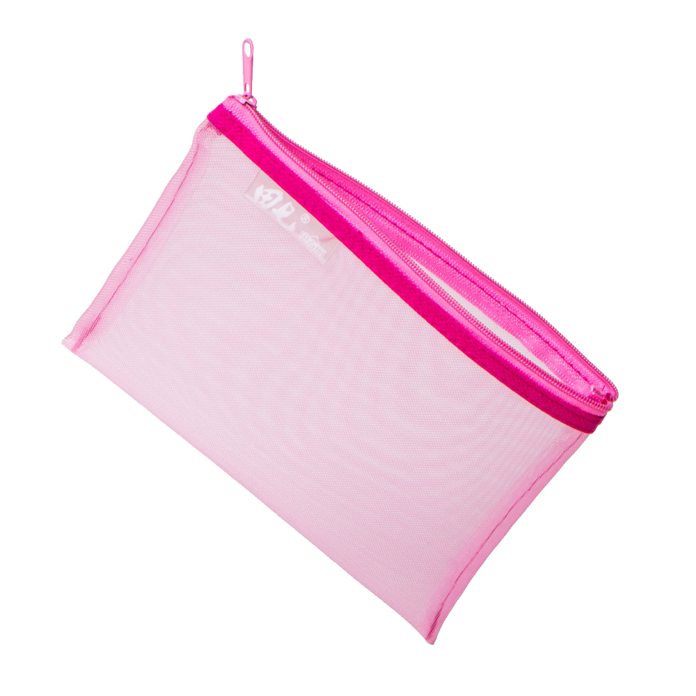 Clear Custom Logo Zipper Pencil Pouch