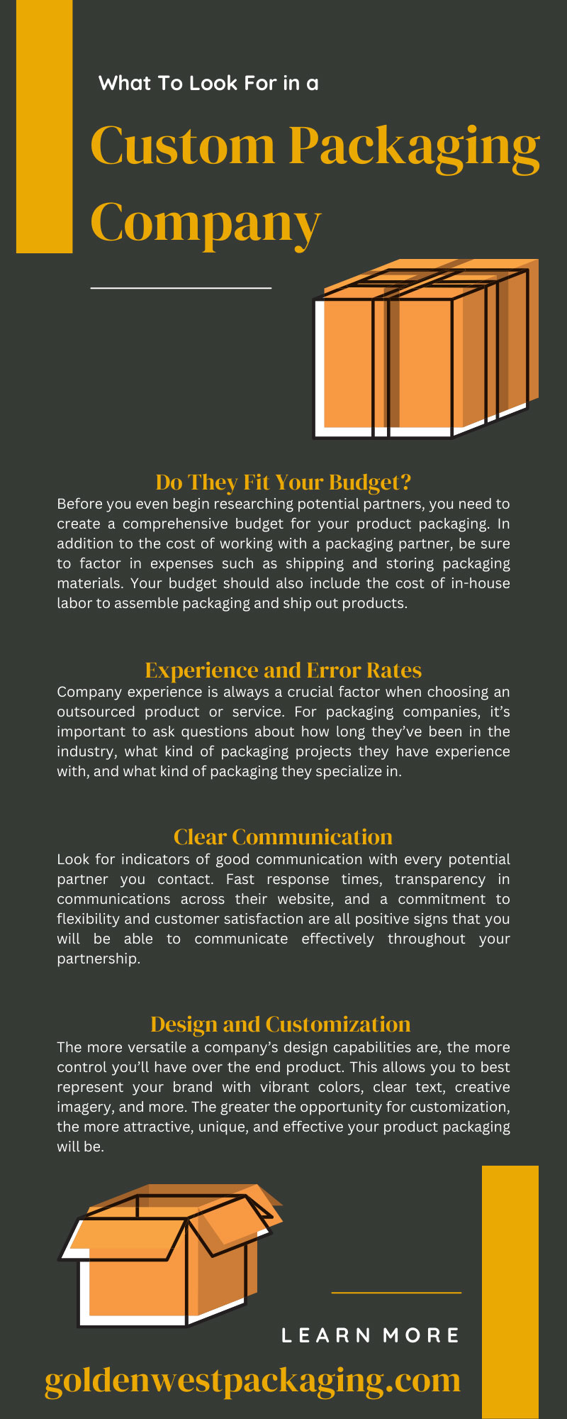 What To Look For in a Custom Packaging Company