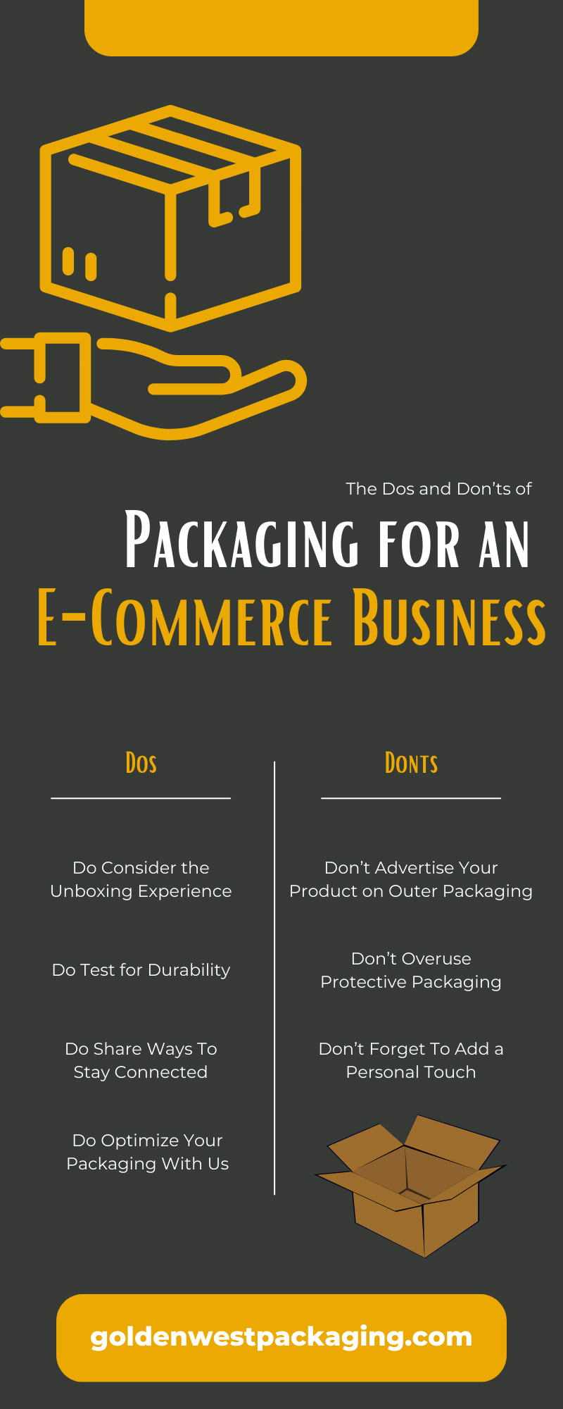 The Dos and Don’ts of Packaging for an E-Commerce Business